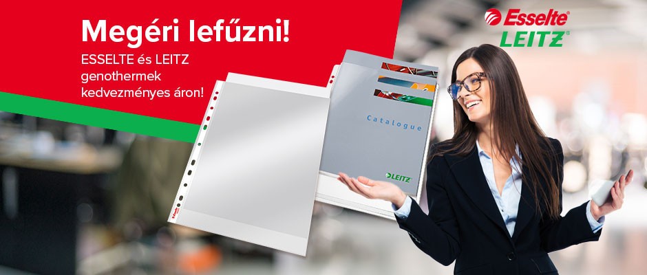 ESSELTE és LEITZ genothermek kedvezményes áron!