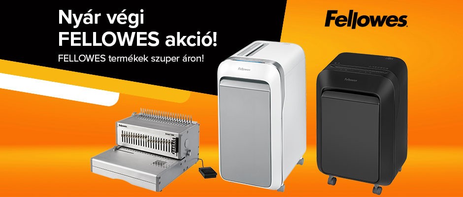 Vásároljon FELLOWES termékeket 33% kedvezménnyel!