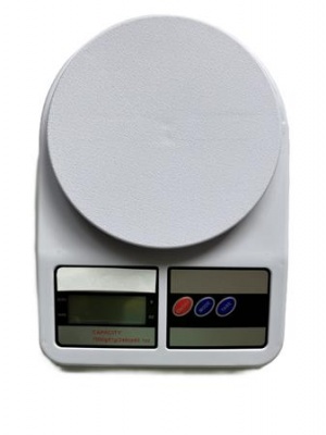 Konyhai mérleg, digitális, 7 kg terhelhetőség, fehér