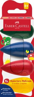 Zsírkréta készlet, FABER-CASTELL "Marok", 4 különböző szín