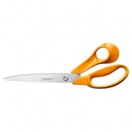 Szabóolló, 25 cm, FISKARS "Classic", narancssárga