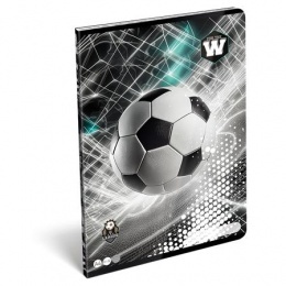 Füzet, tűzött, A4, vonalas, 32 lap LIZZYSULI, "Top League"